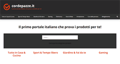 Desktop Screenshot of cordepazze.it